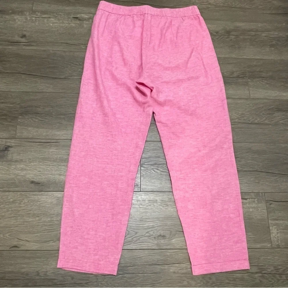 J. Crew Women's Linen Cotton Drawstring Pants Pink Sz 10 NWT Style AL464.